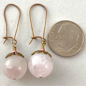 Rose Quartz Earrings